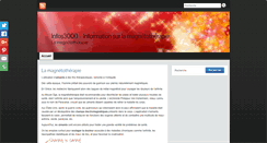 Desktop Screenshot of infos3000.com